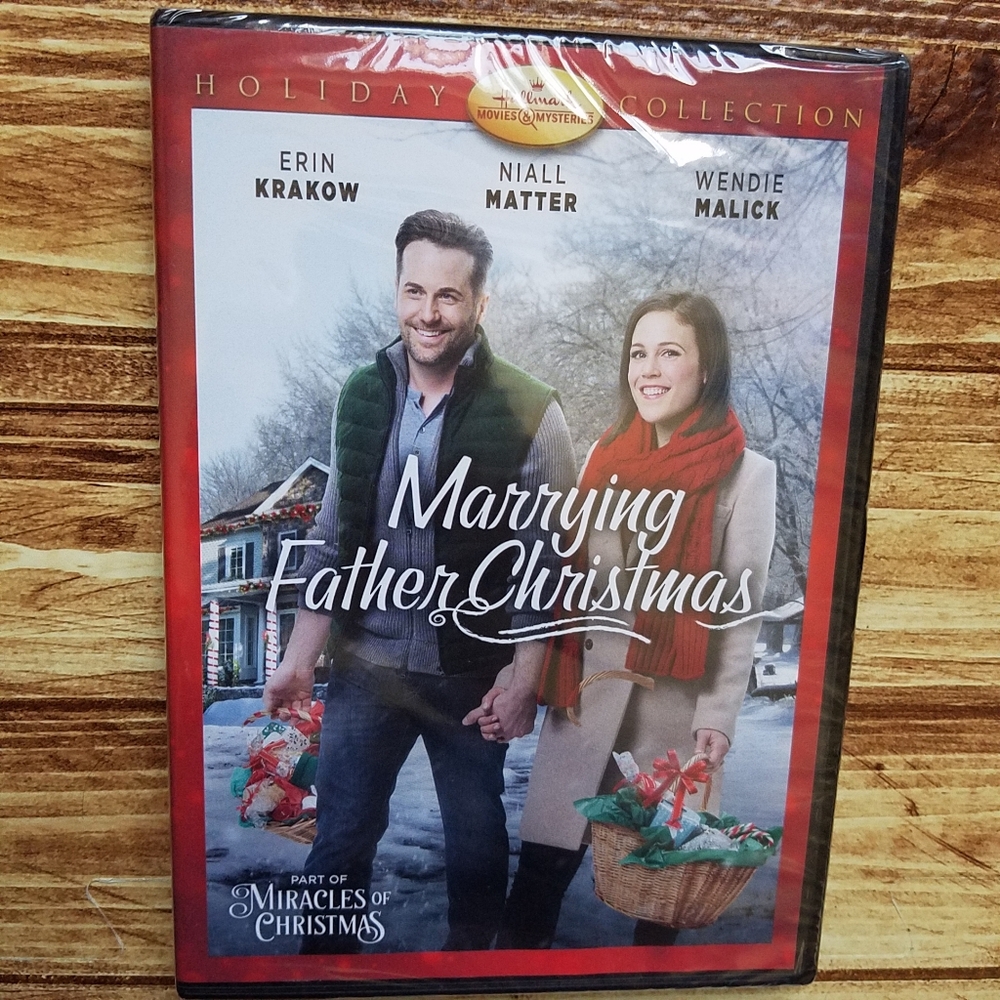 New Hallmark Marrying Father Christmas DVD Holiday Movie Erin Krakow SEALED